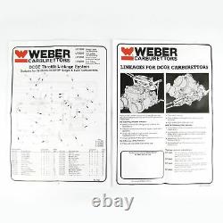 Weber genuine DCOE DCO/SP carb carburettor twin cable throttle linkage top mount