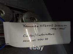 Yamaha XJ600S XJ600 S Diversion 1992-1995 MIKUNI FDU00 Carburettors Carbs