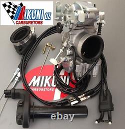 Mikuni Carb Tm36-68 Pumper À Glissement Plat 36mm Total Kit Yamaha Sr Xt Tt 400 500cc