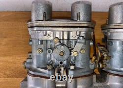 Véritables carburateurs SOLEX C40 PII6 en paire pour Fiat 124